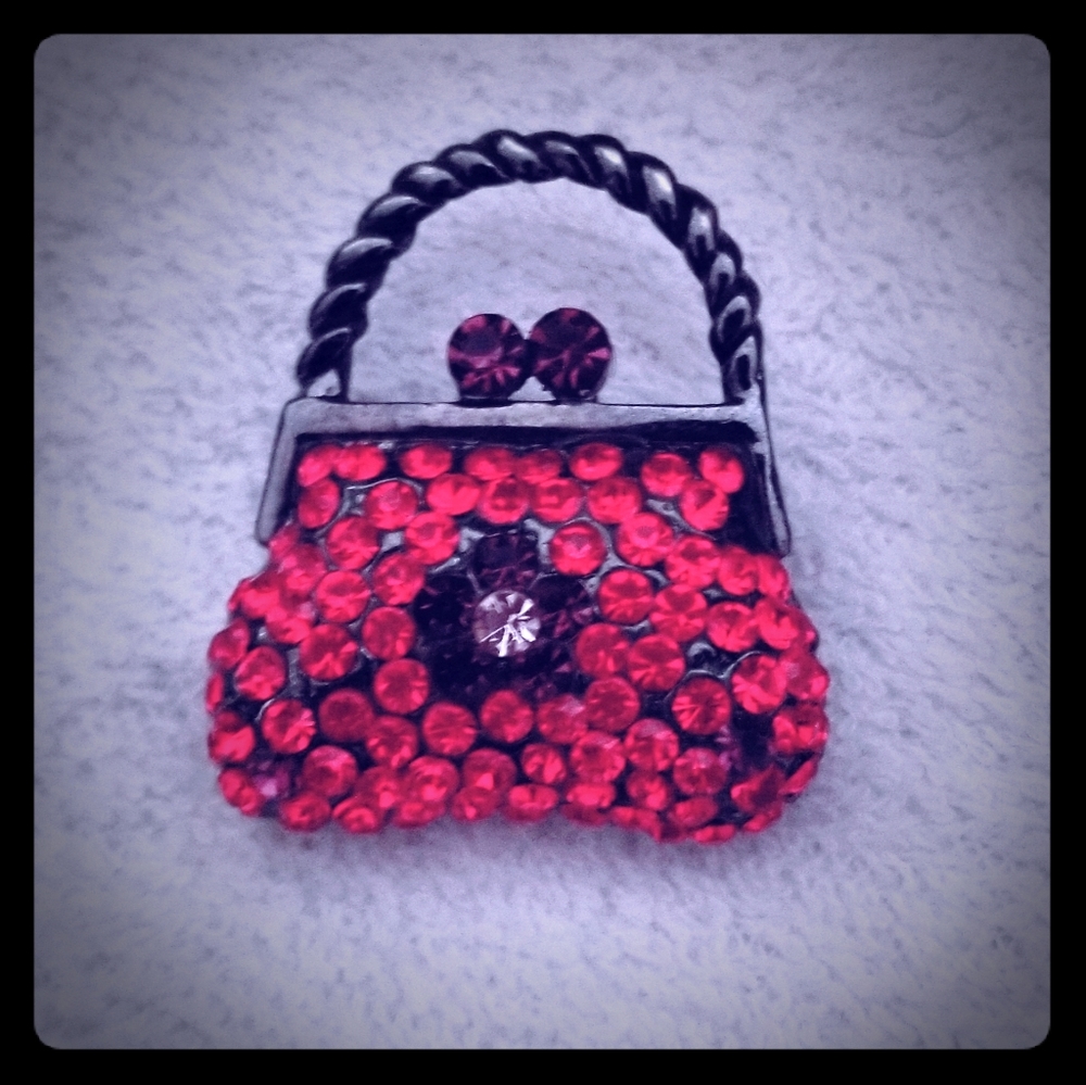💜Rhinestone Brooch/Pin